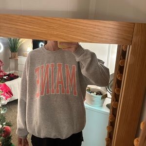 Olivelynn large Maine sweatshirt